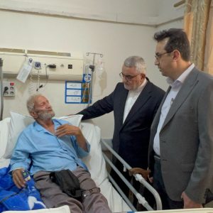 بروجردی از مصدومان حادثه بندر شهید رجایی عیادت کرد
