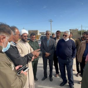 بازدید فوری بروجردی از مناطق سیل‌زده بیرم و دستور تجهیز فوری هلال‌احمر